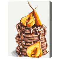 Pictură pe numere BrushMe Plăcere de pere BS53588FC 50 x 40 cm/ Verticală photo 3