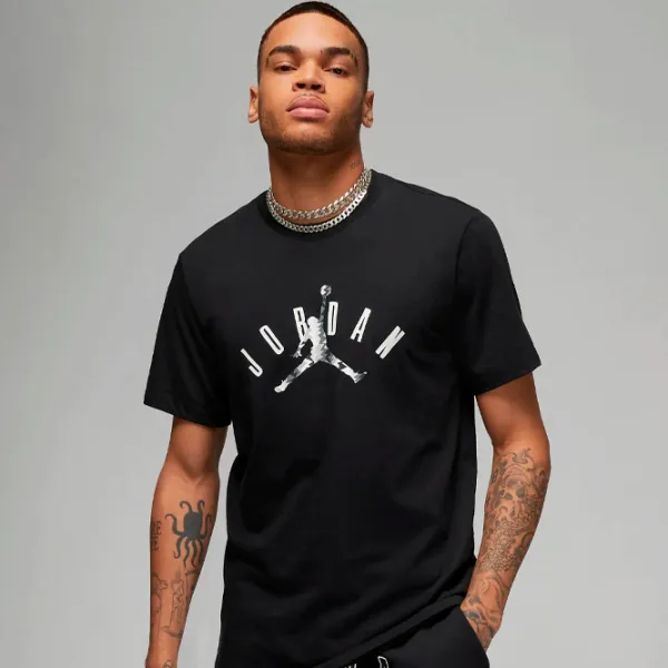 Футболка для мужчин Jordan Flt Mvp Jm Ss Crew 100% хлопок/ Черный photo 2 Футболка для мужчин Jordan Flt Mvp Jm Ss Crew 100% хлопок/ Черный photo 2
