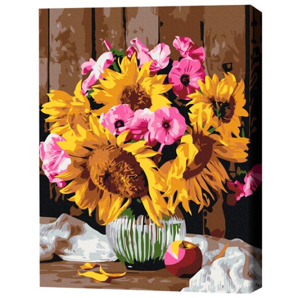 Картина по номерам BrushMe Деревенский букет BS52735FC 50 x 40 см/ Вертикальная photo 3