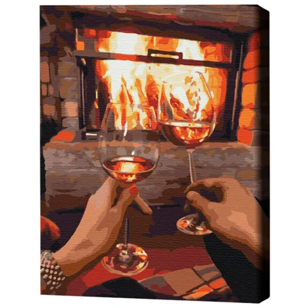 Картина по номерам BrushMe Вечер для двоих BS51816FC 50 x 40 см/ Вертикальная photo 3