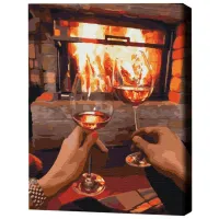 Pictură pe numere BrushMe Seară pentru doi BS51816FC 50 x 40 cm/ Verticală photo 3