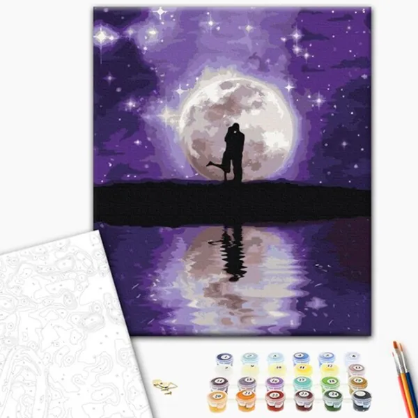 Pictură pe numere BrushMe Îmbrățișări fermecate BS52861FC 50 x 40 cm/ Verticală photo 2