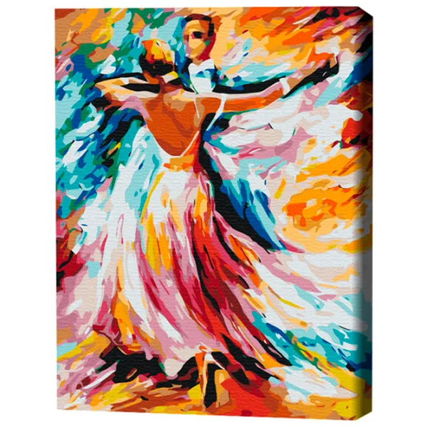 Pictură pe numere BrushMe Culori de vals BS52217FC 50 x 40 cm/ Verticală photo 3