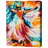 Pictură pe numere BrushMe Culori de vals BS52217FC 50 x 40 cm/ Verticală photo 3