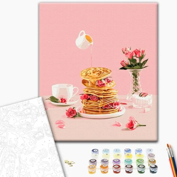 Pictură pe numere BrushMe Deliciu cu miere BS53597FC 50 x 40 cm/ Verticală photo 2