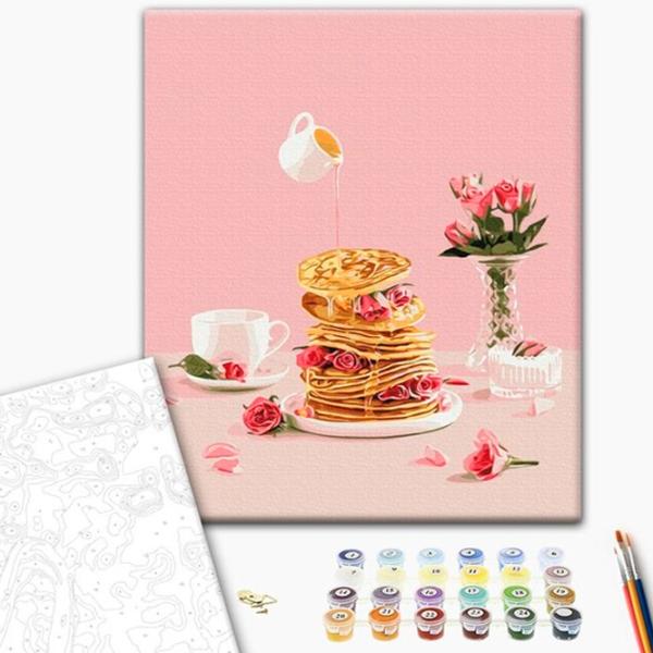 Pictură pe numere BrushMe Deliciu cu miere BS53597FC 50 x 40 cm/ Verticală photo 2