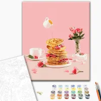 Pictură pe numere BrushMe Deliciu cu miere BS53597FC 50 x 40 cm/ Verticală photo 2