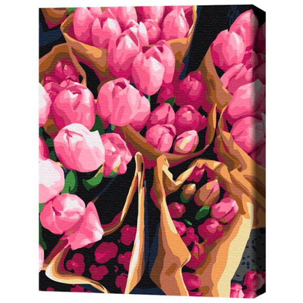 Pictură pe numere BrushMe Lalele olandeze BS7520FC 50 x 40 cm/ Verticală photo 3