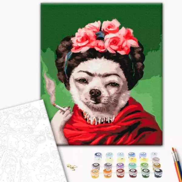 Картина по номерам BrushMe Фрида BS53619 50 x 40 см/ Вертикальная photo 2 Картина по номерам BrushMe Фрида BS53619 50 x 40 см/ Вертикальная photo 2