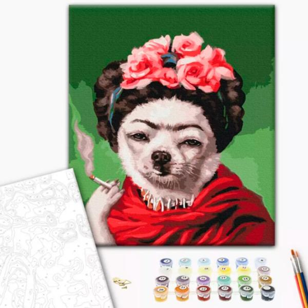 Картина по номерам BrushMe Фрида BS53619 50 x 40 см/ Вертикальная photo 2 Картина по номерам BrushMe Фрида BS53619 50 x 40 см/ Вертикальная photo 2