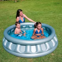 Piscină Bestway 51080BWzs 512 l/ Gonflabil/ Silver photo 4