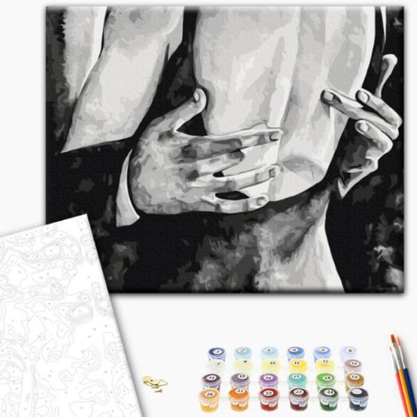 Картина по номерам BrushMe Язык тела 5 BS53859 50 x 40 см/ Горизонтальная photo 2