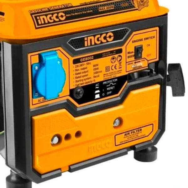 Generator de curent INGCO GE8002 220 - 240 V Benzină / 0.65 kW photo 6 Generator de curent INGCO GE8002 220 - 240 V Benzină / 0.65 kW photo 6