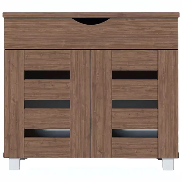 Dulap pentru încălțăminte Fabrik Home Modul №12 55 x 60 x 35.5/ Nuc pietros/ Nuc pietros photo 2