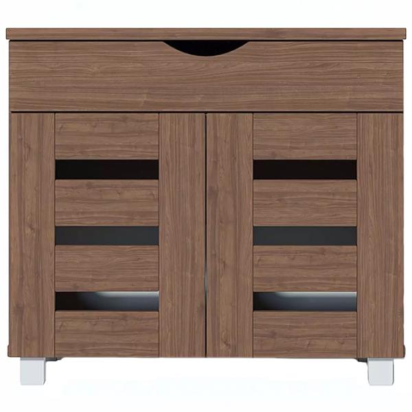Dulap pentru încălțăminte Fabrik Home Modul №12 55 x 60 x 35.5/ Nuc pietros/ Nuc pietros photo 2