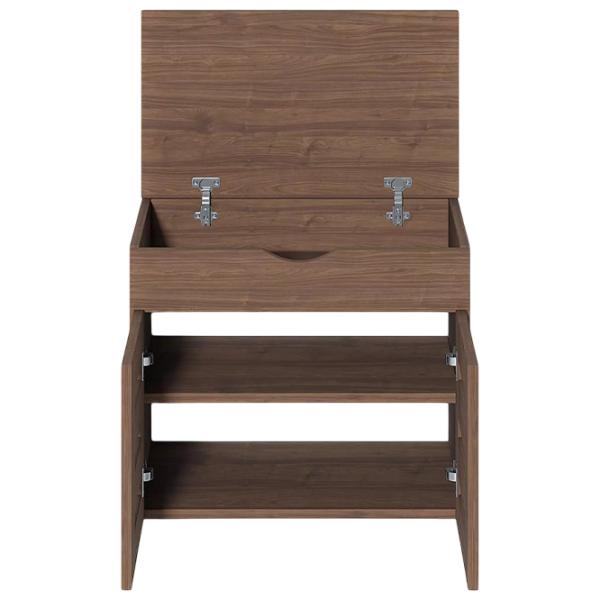 Dulap pentru încălțăminte Fabrik Home Modul №12 55 x 60 x 35.5/ Nuc pietros/ Nuc pietros photo 3