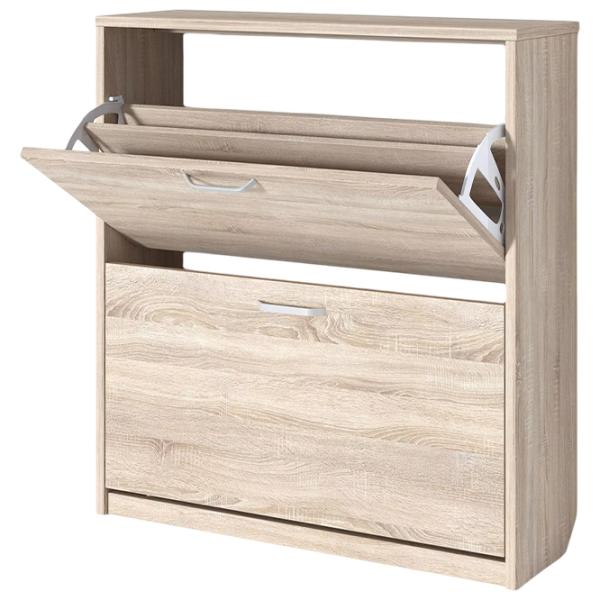 Dulap pentru încălțăminte Fabrik Home 2 uși 800 88 x 80 x 26/ Stejar sonoma/ Stejar sonoma photo 3 Dulap pentru încălțăminte Fabrik Home 2 uși 800 88 x 80 x 26/ Stejar sonoma/ Stejar sonoma photo 3