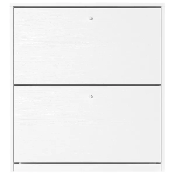 Обувной шкаф Fabrik Home 2 двери 800 88см x 80см x 26см/ Белый ясень/ Белый ясень photo 2 Обувной шкаф Fabrik Home 2 двери 800 88см x 80см x 26см/ Белый ясень/ Белый ясень photo 2