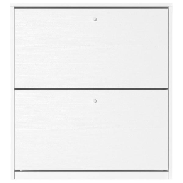Обувной шкаф Fabrik Home 2 двери 800 88см x 80см x 26см/ Белый ясень/ Белый ясень photo 2 Обувной шкаф Fabrik Home 2 двери 800 88см x 80см x 26см/ Белый ясень/ Белый ясень photo 2