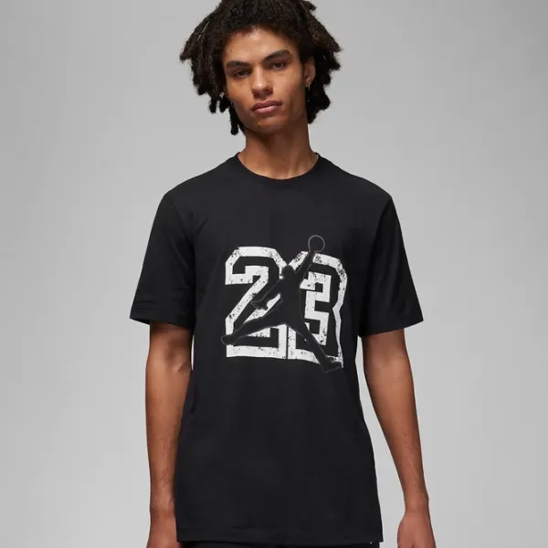 Tricou pentru bărbați Jordan Flt Ess Jm Ss Crew 100% bumbac/ Black photo 2 Tricou pentru bărbați Jordan Flt Ess Jm Ss Crew 100% bumbac/ Black photo 2