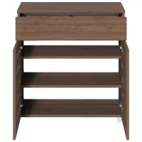 Dulap pentru încălțăminte Fabrik Home Modul №11 80 x 85 x 35.5/ Nuc pietros/ Nuc pietros photo 3