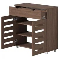 Dulap pentru încălțăminte Fabrik Home Modul №11 80 x 85 x 35.5/ Nuc pietros/ Nuc pietros photo 4