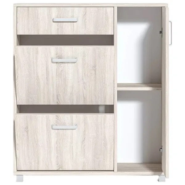 Обувной шкаф Fabrik Home Модуль №05 105.7см x 90см x 28.5см/ Дуб сонома/ Дуб Сонома photo 3