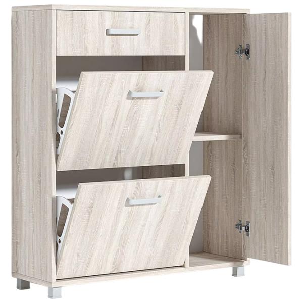 Обувной шкаф Fabrik Home Модуль №05 105.7см x 90см x 28.5см/ Дуб сонома/ Дуб Сонома photo 4