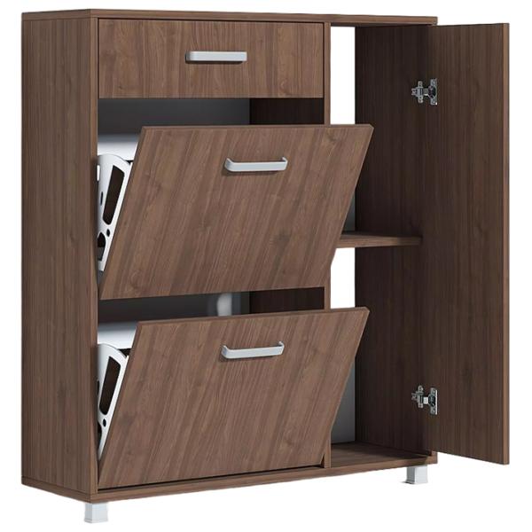 Обувной шкаф Fabrik Home Модуль №05 105.7см x 90см x 28.5см/ Орех каменный/ Орех каменный photo 4 Обувной шкаф Fabrik Home Модуль №05 105.7см x 90см x 28.5см/ Орех каменный/ Орех каменный photo 4