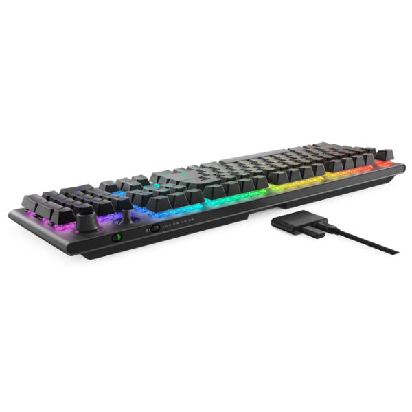 Tastatură Dell Alienware AW920K Fără fir + Cu fir/ Black photo 6