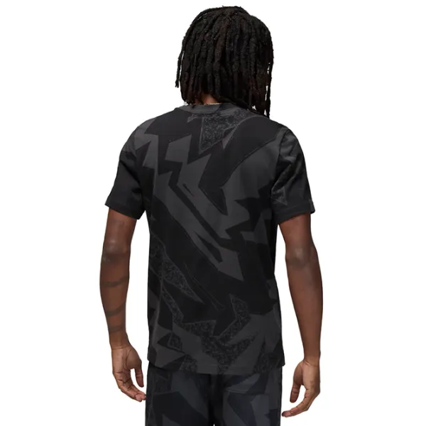 Tricou pentru bărbați Jordan Ess Ss Aop Crew 100% bumbac/ Black photo 2 Tricou pentru bărbați Jordan Ess Ss Aop Crew 100% bumbac/ Black photo 2