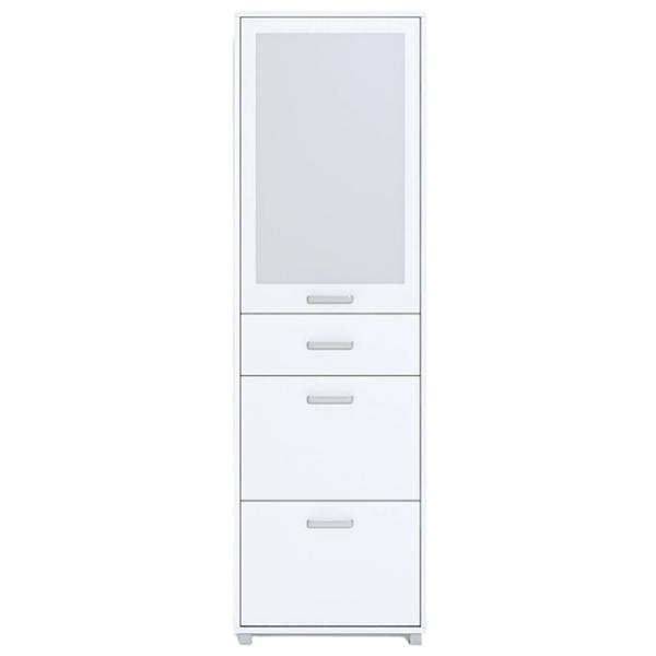 Dulap pentru încălțăminte Fabrik Home Modul №4 200 x 60 x 28.5/ Frasin alb/ Frasin alb photo 2