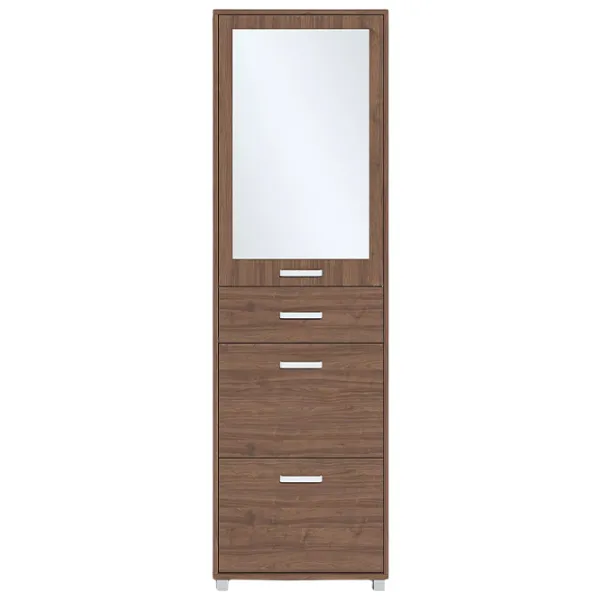 Dulap pentru încălțăminte Fabrik Home Modul №4 200 x 60 x 28.5/ Nuc pietros/ Nuc pietros photo 2