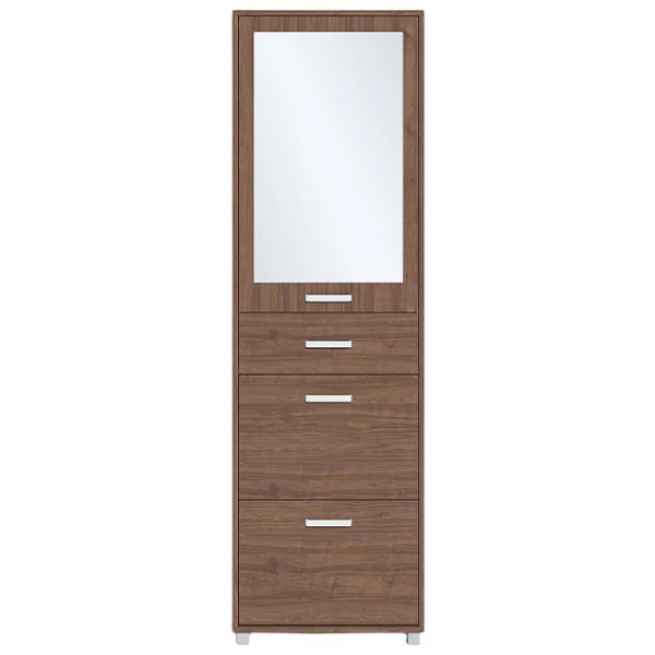Dulap pentru încălțăminte Fabrik Home Modul №4 200 x 60 x 28.5/ Nuc pietros/ Nuc pietros photo 2