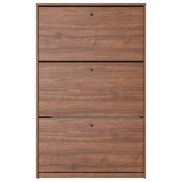Обувной шкаф Fabrik Home 3 дверцы 800 128 см x 80см x 26см/ Орех каменный/ Орех каменный photo 2 Обувной шкаф Fabrik Home 3 дверцы 800 128 см x 80см x 26см/ Орех каменный/ Орех каменный photo 2