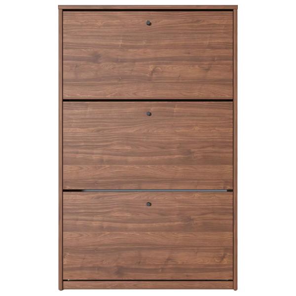 Обувной шкаф Fabrik Home 3 дверцы 800 128 см x 80см x 26см/ Орех каменный/ Орех каменный photo 2 Обувной шкаф Fabrik Home 3 дверцы 800 128 см x 80см x 26см/ Орех каменный/ Орех каменный photo 2