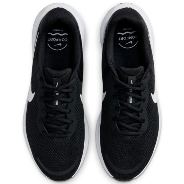 Adidași pentru bărbați Nike Revolution 7 44/ Black White photo 4 Adidași pentru bărbați Nike Revolution 7 44/ Black White photo 4