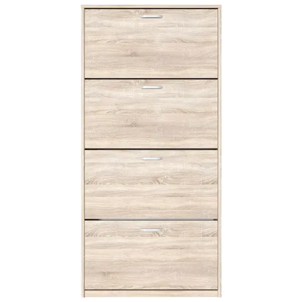 Обувной шкаф Fabrik Home 4 дверцы 800 168см x 80см x 26см/ Дуб сонома/ Дуб Сонома photo 2