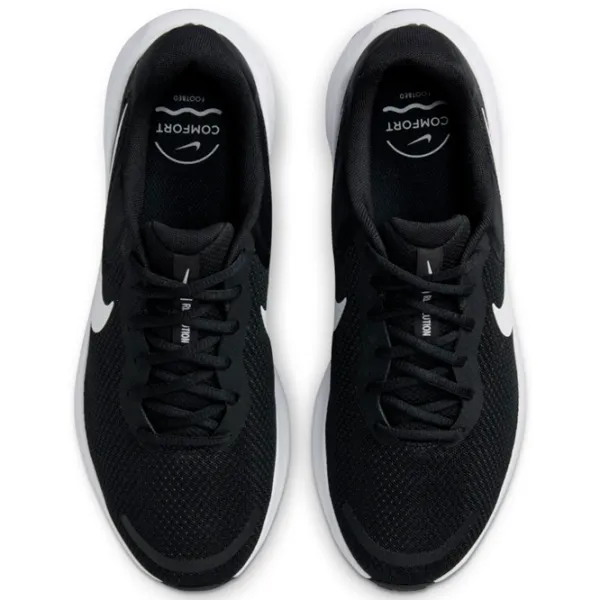 Кроссовки для мужчин Nike Revolution 7 45.5/ Black White photo 4