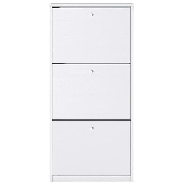 Обувной шкаф Fabrik Home 3 дверцы 600 128 см x 60см x 26см/ Белый ясень/ Белый ясень photo 2 Обувной шкаф Fabrik Home 3 дверцы 600 128 см x 60см x 26см/ Белый ясень/ Белый ясень photo 2