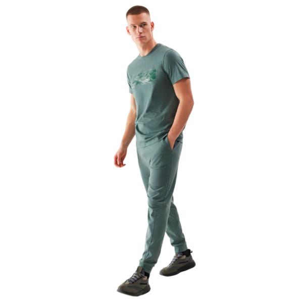 Pantaloni sportivi pentru bărbați 4F 4FRSS24TTROM1036-20S M/ Khaki photo 3