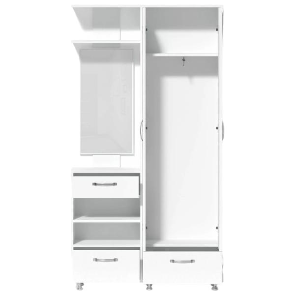 Set pentru antreu Fabrik Home Marvin stânga LPAL/ Frasin alb photo 2 Set pentru antreu Fabrik Home Marvin stânga LPAL/ Frasin alb photo 2