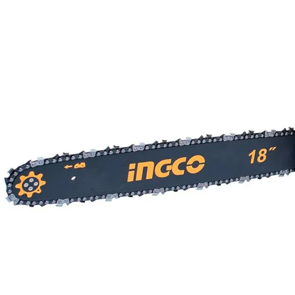 Цепная пила INGCO GCS5451811 бензиновая/ Желтый photo 4 Цепная пила INGCO GCS5451811 бензиновая/ Желтый photo 4