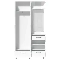 Set pentru antreu Fabrik Home Marvin dreapta LPAL/ Frasin alb photo 2