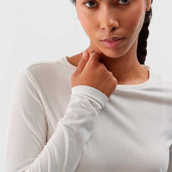 Футболка для женщин 4F 4FWSS24TFLOF217-11S 100% полиэстер/ Белый photo 4