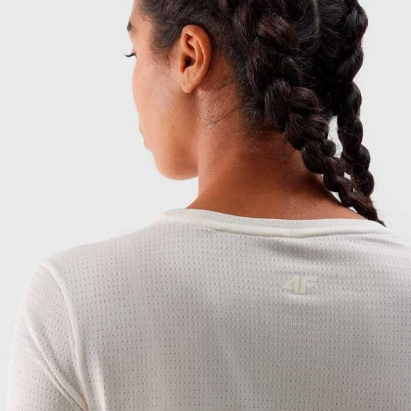 Футболка для женщин 4F 4FWSS24TFLOF217-11S 100% полиэстер/ Белый photo 5 Футболка для женщин 4F 4FWSS24TFLOF217-11S 100% полиэстер/ Белый photo 5