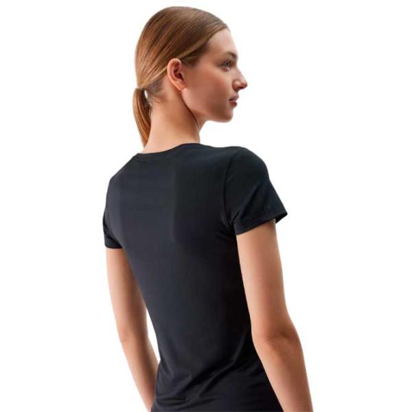 Tricou pentru femei 4F 4FWSS24TFTSF604-20S 90% poliester, 10% elastan/ Black photo 3 Tricou pentru femei 4F 4FWSS24TFTSF604-20S 90% poliester, 10% elastan/ Black photo 3