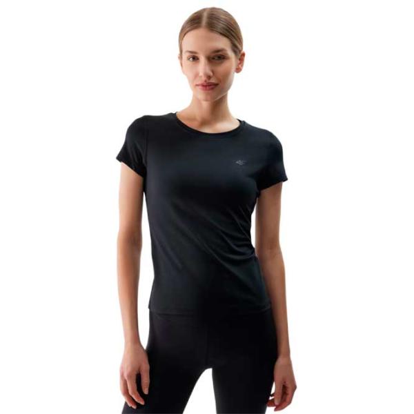 Tricou pentru femei 4F 4FWSS24TFTSF604-20S 90% poliester, 10% elastan/ Black photo 2 Tricou pentru femei 4F 4FWSS24TFTSF604-20S 90% poliester, 10% elastan/ Black photo 2
