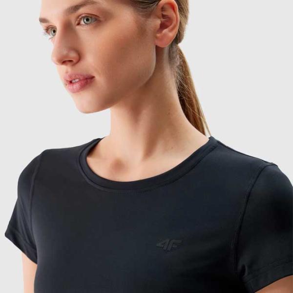 Tricou pentru femei 4F 4FWSS24TFTSF604-20S 90% poliester, 10% elastan/ Black photo 5 Tricou pentru femei 4F 4FWSS24TFTSF604-20S 90% poliester, 10% elastan/ Black photo 5