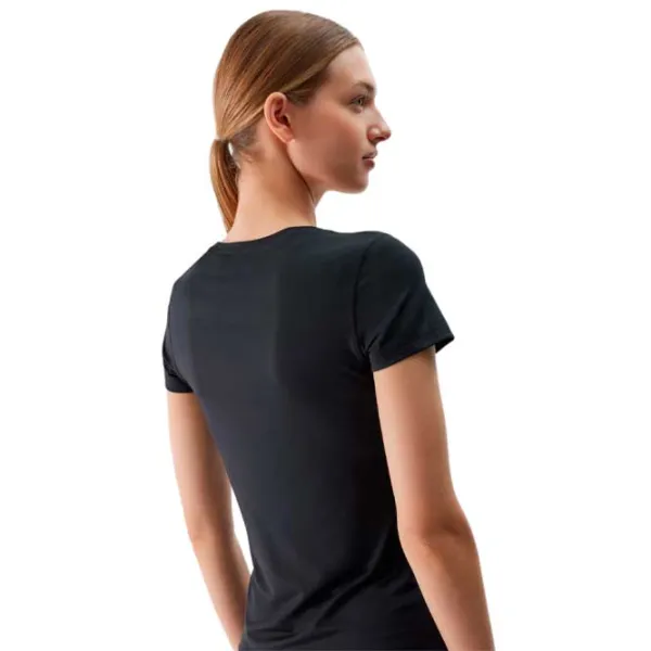 Tricou pentru femei 4F 4FWSS24TFTSF604-20S 90% poliester, 10% elastan/ Black photo 3 Tricou pentru femei 4F 4FWSS24TFTSF604-20S 90% poliester, 10% elastan/ Black photo 3